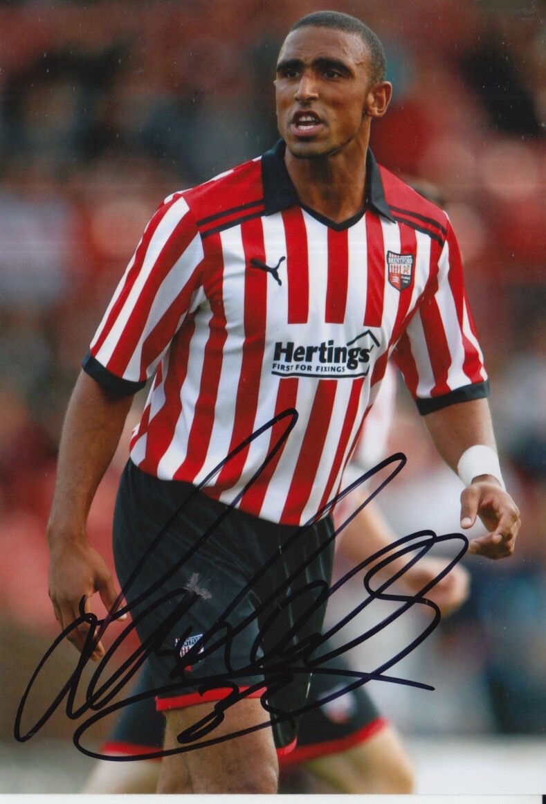 BRENTFORD HAND SIGNED LEON LEGGE 6X4 Photo Poster painting 5.