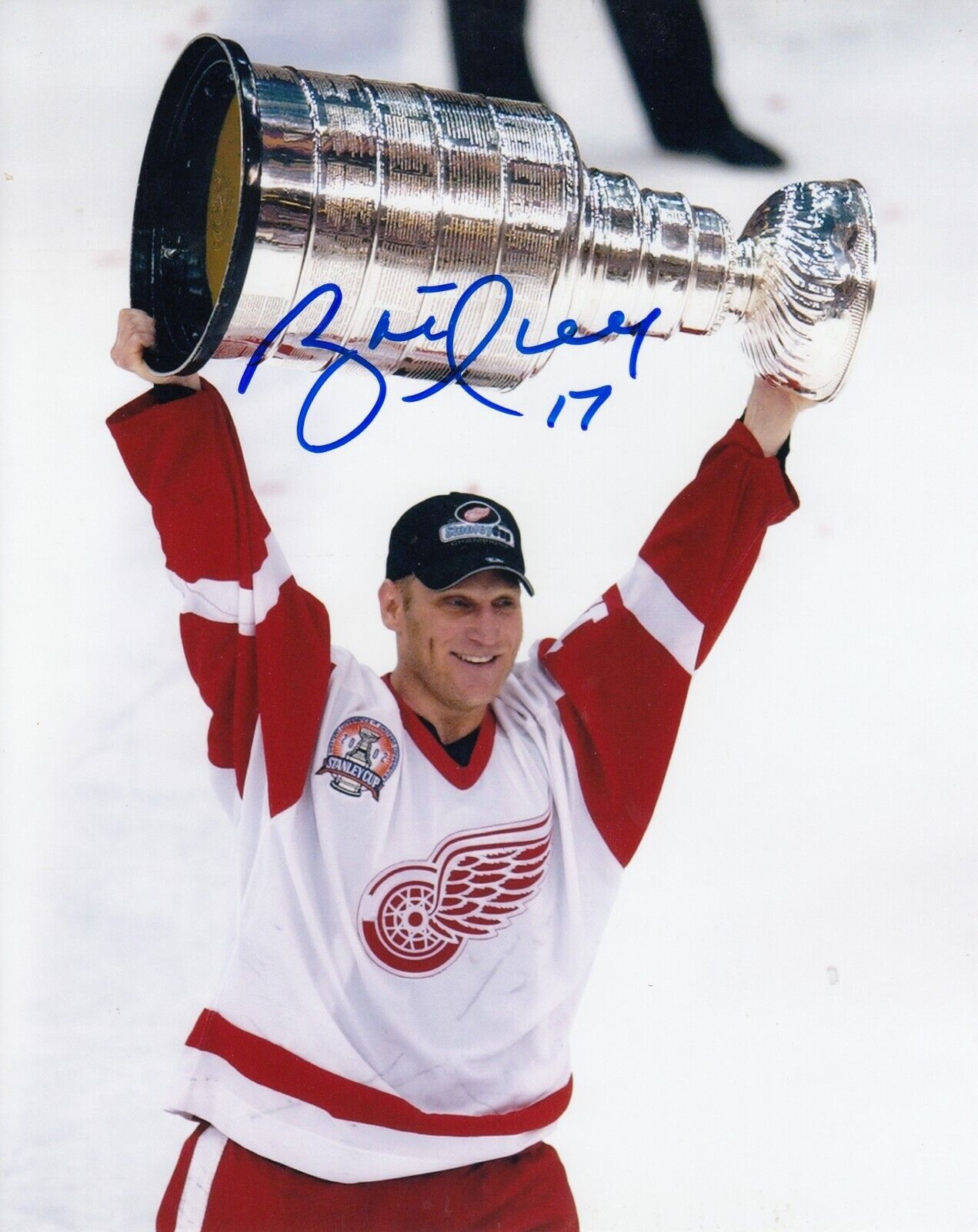 Brett Hull #0 8x10 Signed Photo Poster painting w/ COA Detroit Red Wings 033119