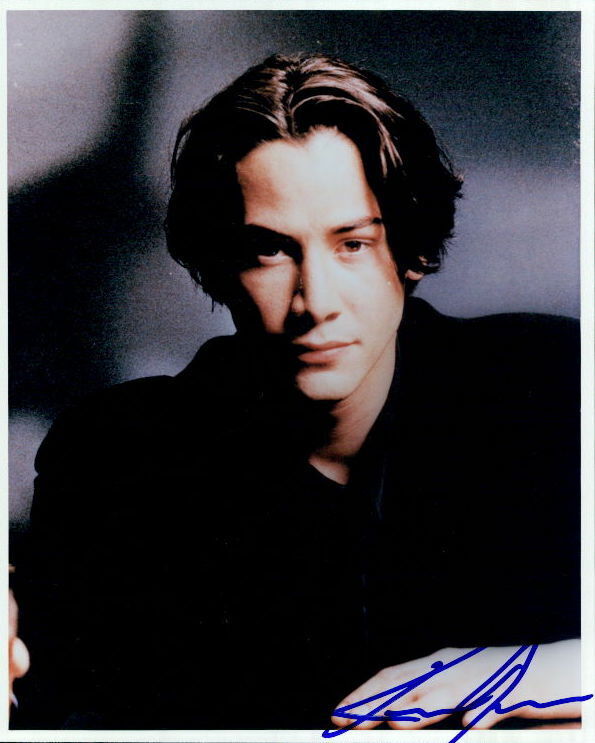 Keanu Reeves signed 8x10 Photo Poster painting in-person