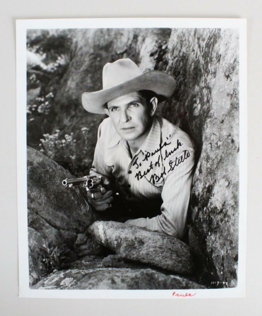 Bob Steele Signed Photo Poster painting 8x10 - COA JSA