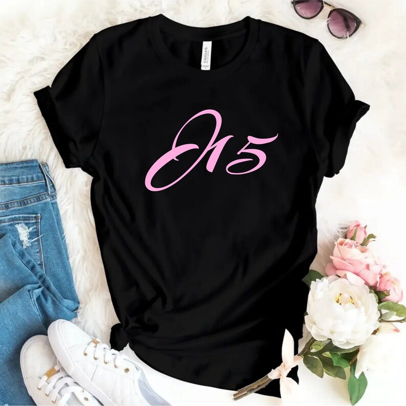 Pink Print J15 T-Shirt, Alpha Kappa Alpha Shirt-Unisex Shirt