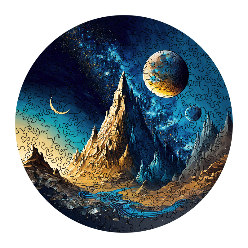 Journey Through The Lair Wooden Jigsaw Puzzle