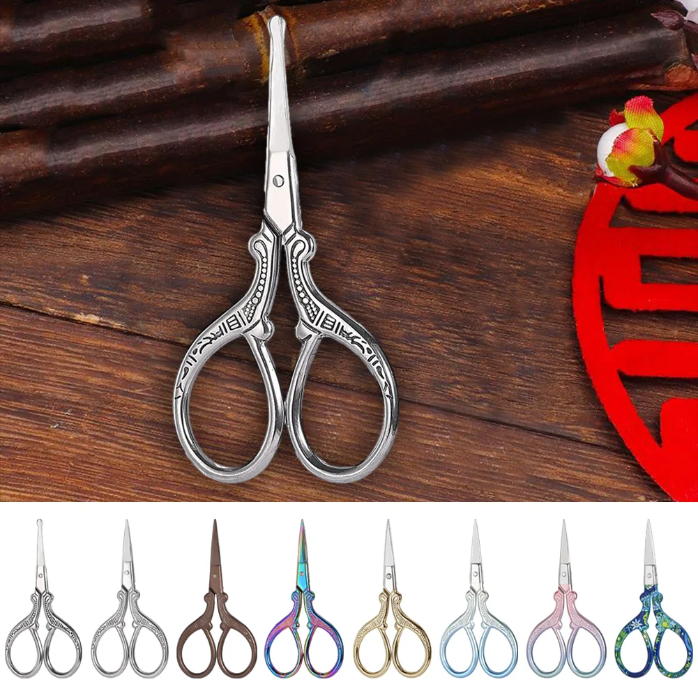 Vintage European Style Scissors Sewing Shears DIY Tool for Art