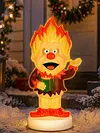 Glowing Snow Miser Figure Classic Unique Look for Outdoor Lawn Porch Decor