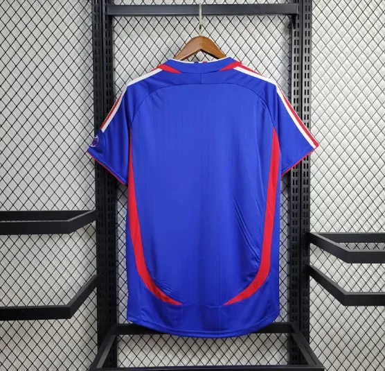Retro 2006 France Home Football T-Shirt Thai Quality
