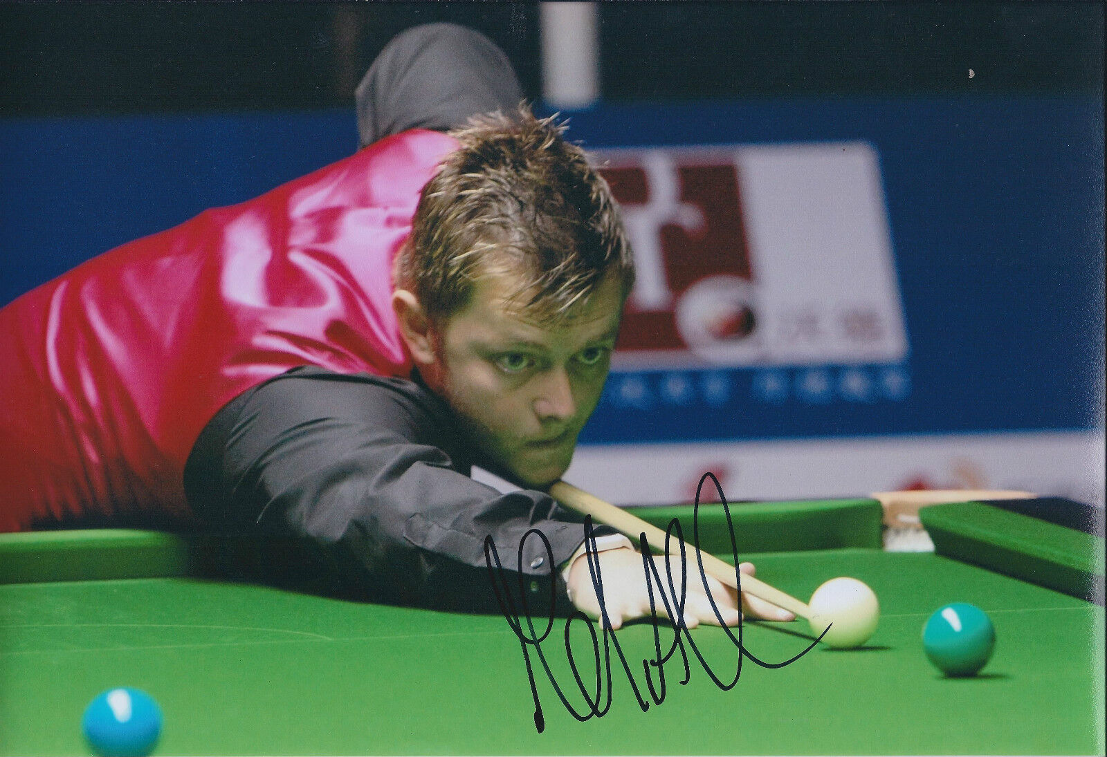 Mark ALLEN AUTOGRAPH 12x8 Signed Photo Poster painting AFTAL COA SNOOKER Authentic RARE