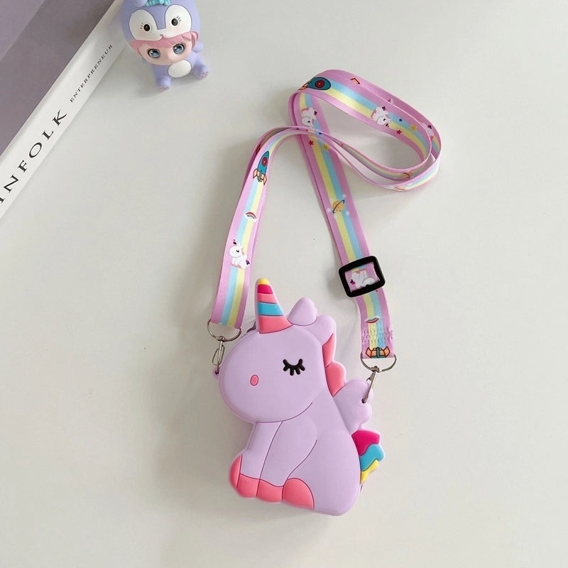 Kid’s Silica Gel Zipper Kids Wallets