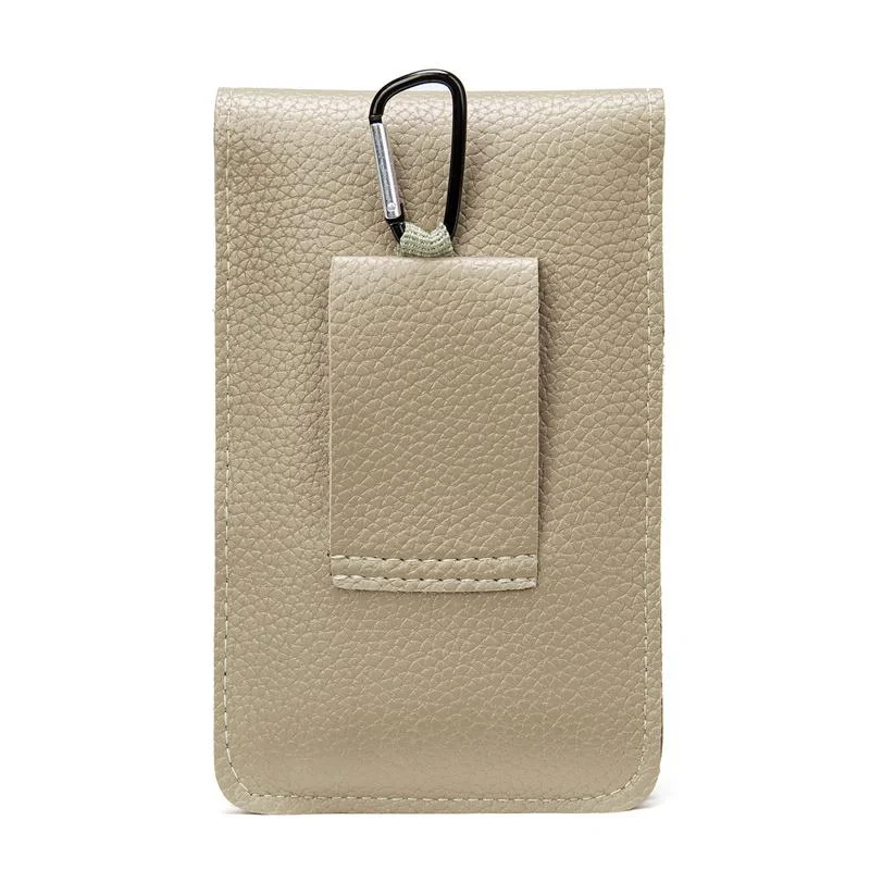 Men's Soft Waist Bag Mobile Phone Bag Belt Bag