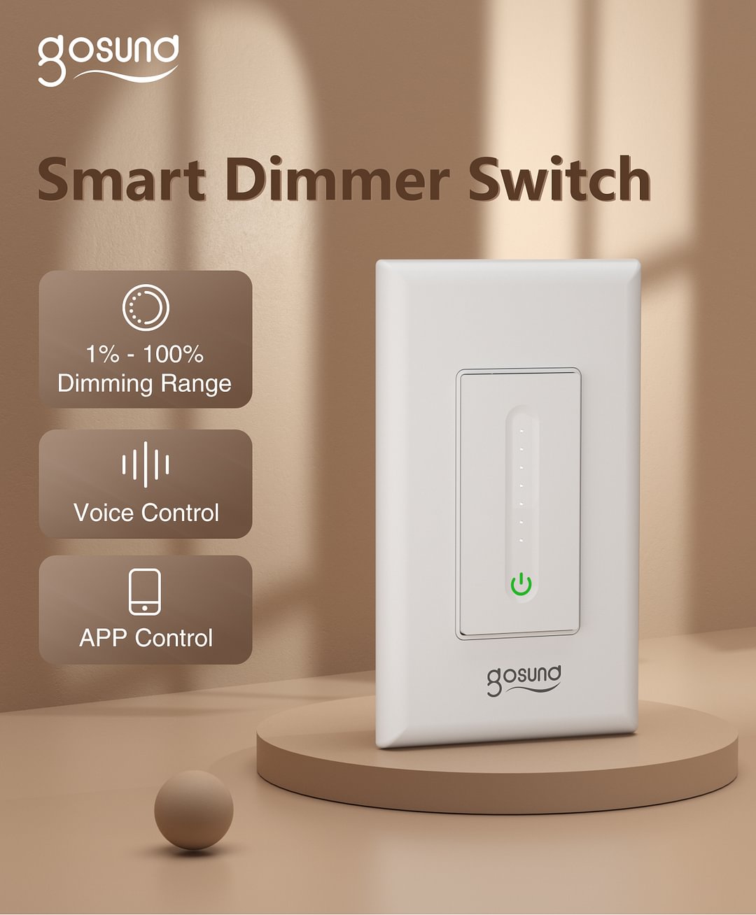 Gosund Smart Dimmer Switch SW2
