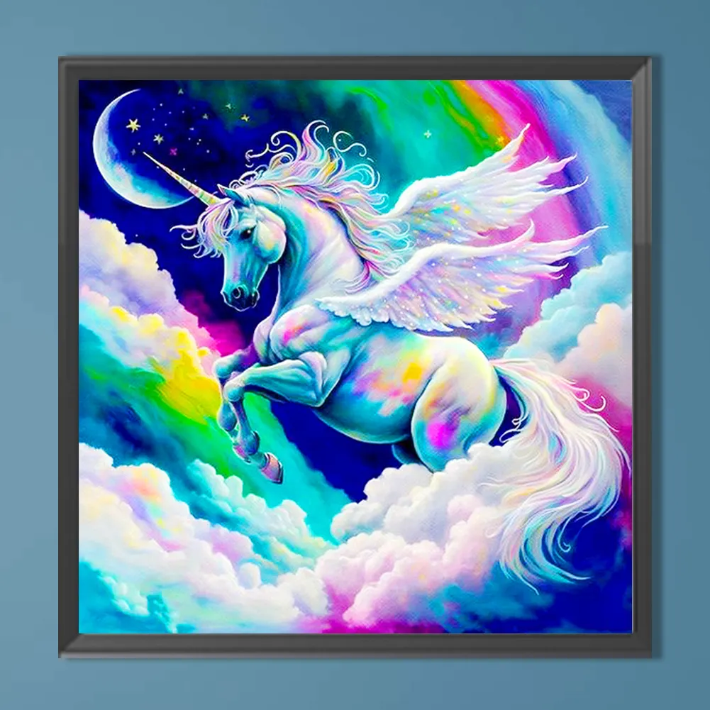 Diamond Painting - Full Round Drill - Unicorn(Canvas|40*40cm)