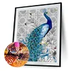 uk.everydayedeals Diamond Painting - Full Round - Peacock(32*45cm)