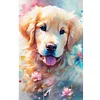 (40*60cm)Puppy - Full Round Drill Diamond Painting