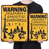 Warning - Metal Tin Signs(8*12Inch/12*16Inch)