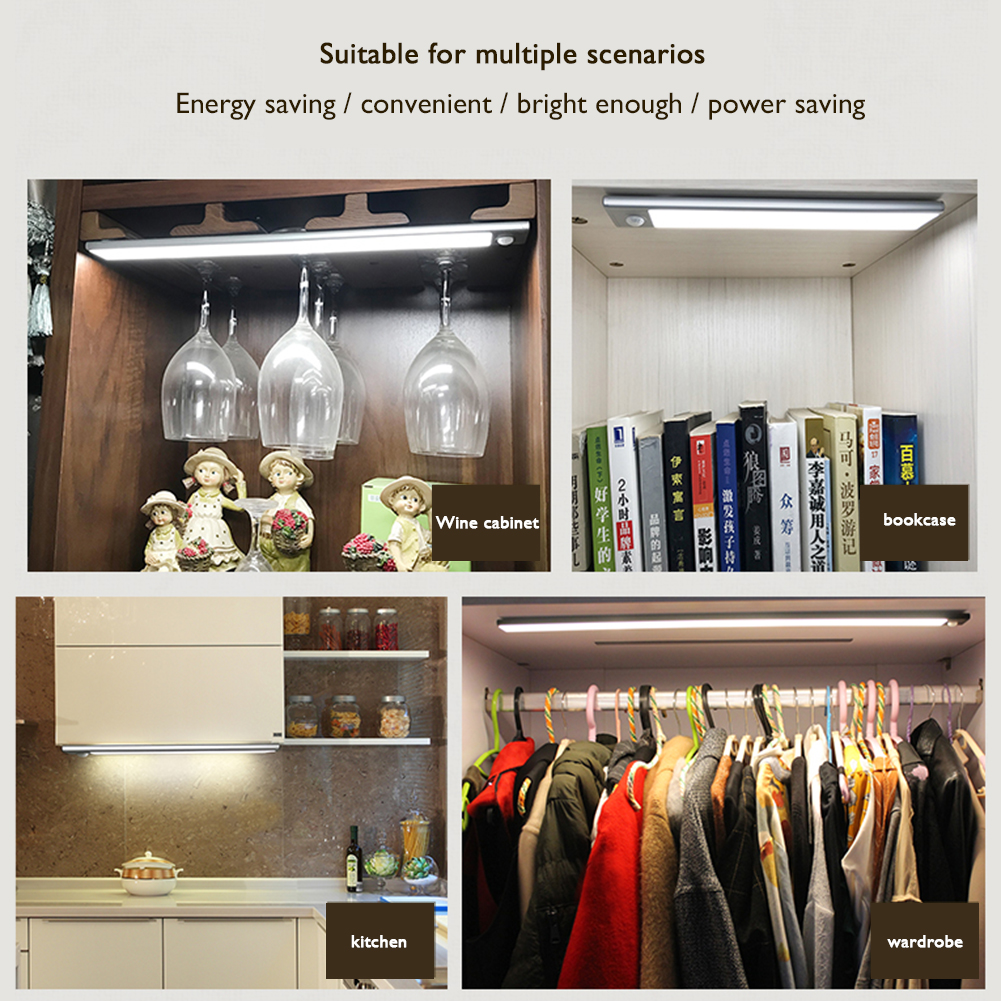 

3W DC3.7V 105LED Cabinet Bedside Induction-Night Light, 501 Original