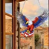 >SALE<American Eagle Diamond Painting Hanging Pendant for Window Decor (Eagle 1)