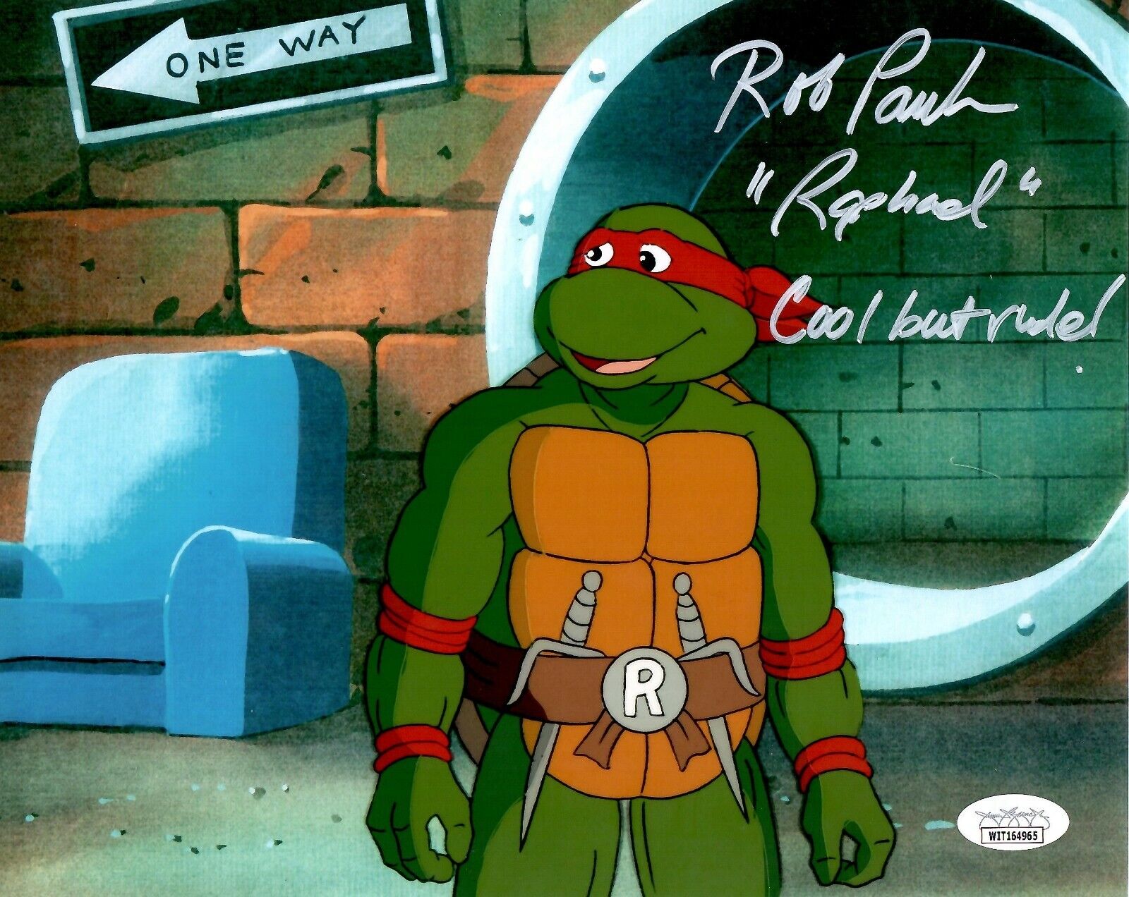 Rob Paulsen signed inscribed 8x10 Photo Poster painting Raphael JSA Teenage Mutant Ninja Turtles