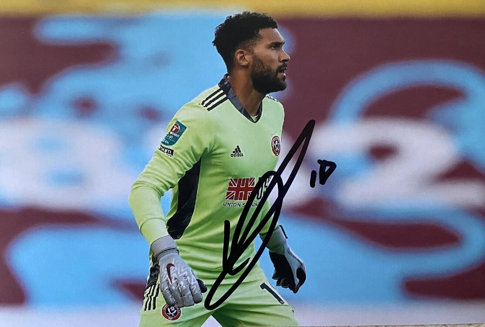 Wes Foderingham Genuine Hand Signed Sheffield United 6X4 Photo Poster painting 2