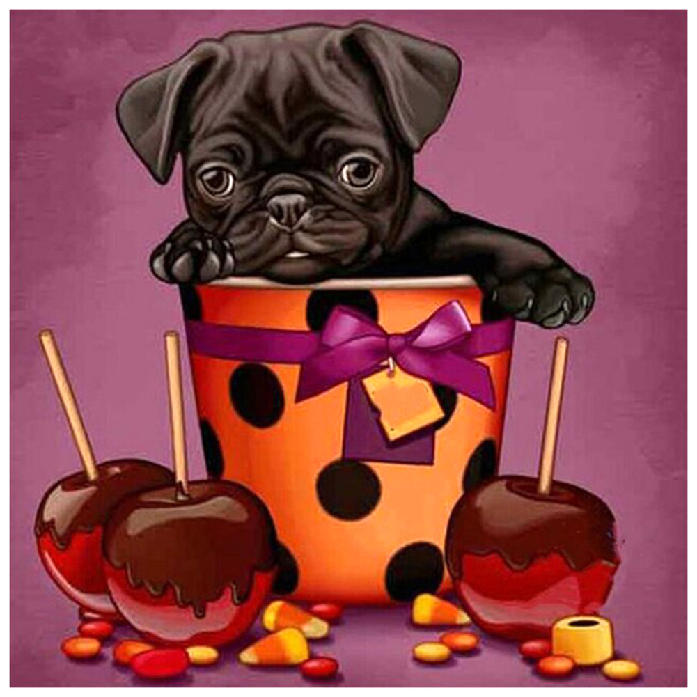 

Dog - 11CT Stamped Cross Stitch - 40*40CM, 501 Original