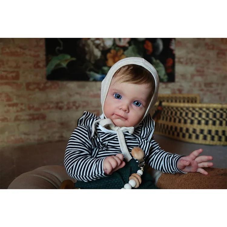 17" Realistic And Lifelike Reborn Baby Toddler Doll with Boyish Look Named Luca Rebornartdoll® RSAW-Rebornartdoll®