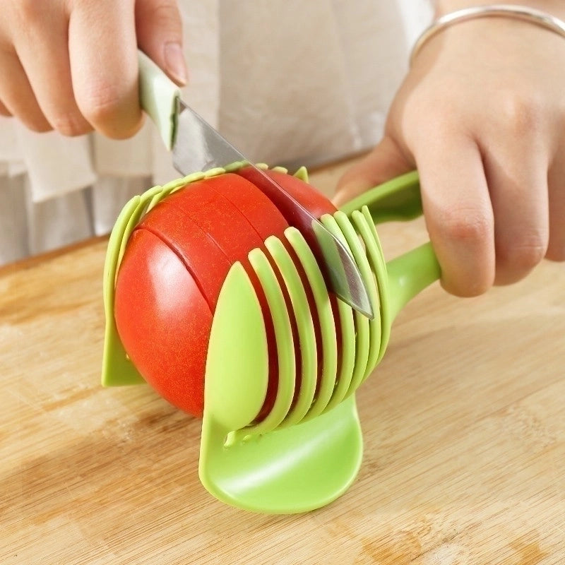 Minimalist Solid Color Plastic Fruit Cutter 1 Piece