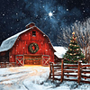 Diamond Painting-5D Full Round Drill Christmas Village