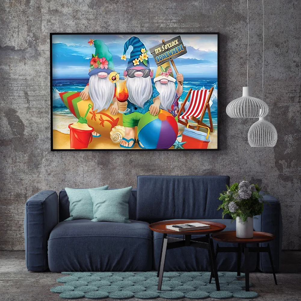 Diamond Painting - Full Round Drill - Beach Goblin(45*30cm)