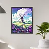 Diamond Painting-DIY Full Round Drill Windmills on Hills(40*50CM)
