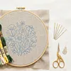 100-Pack Metal Large Eye Embroidery Needles Golden Color Cross Stitch Needles with Round Heads & Storage Box for DIY Sewing Quilting Crafting
