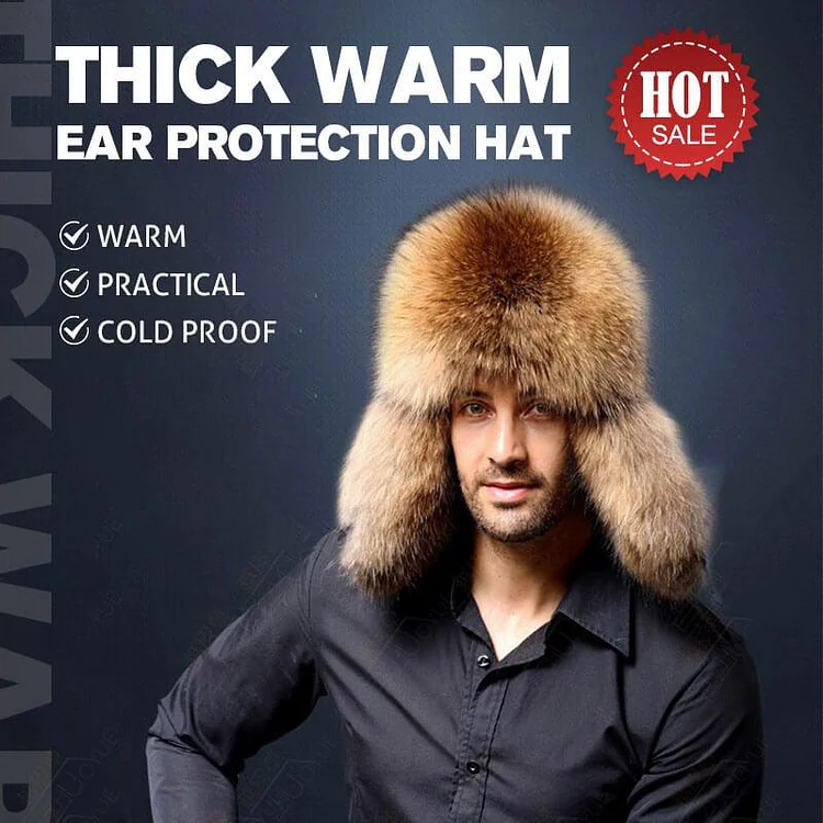 Thick Warm Ear Protection Hat