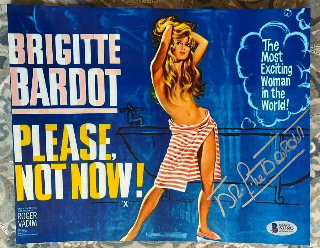 Brigitte Bardot signed autographed 8x10 Photo Poster painting BECKETT Authenticated BAS