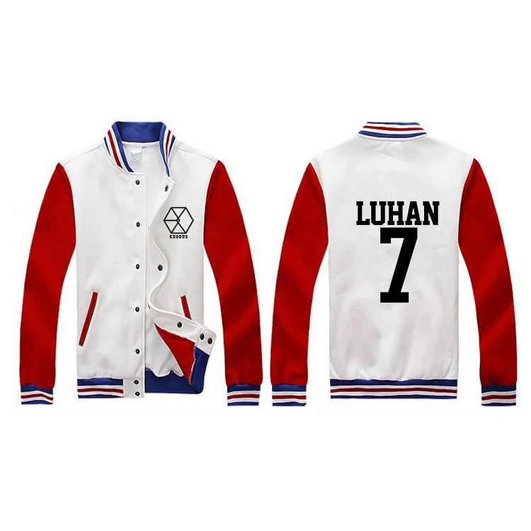 Varsity Baseball Jacket for Women Long Sleeve Casual Fashionable Sweater Baseball Shirt