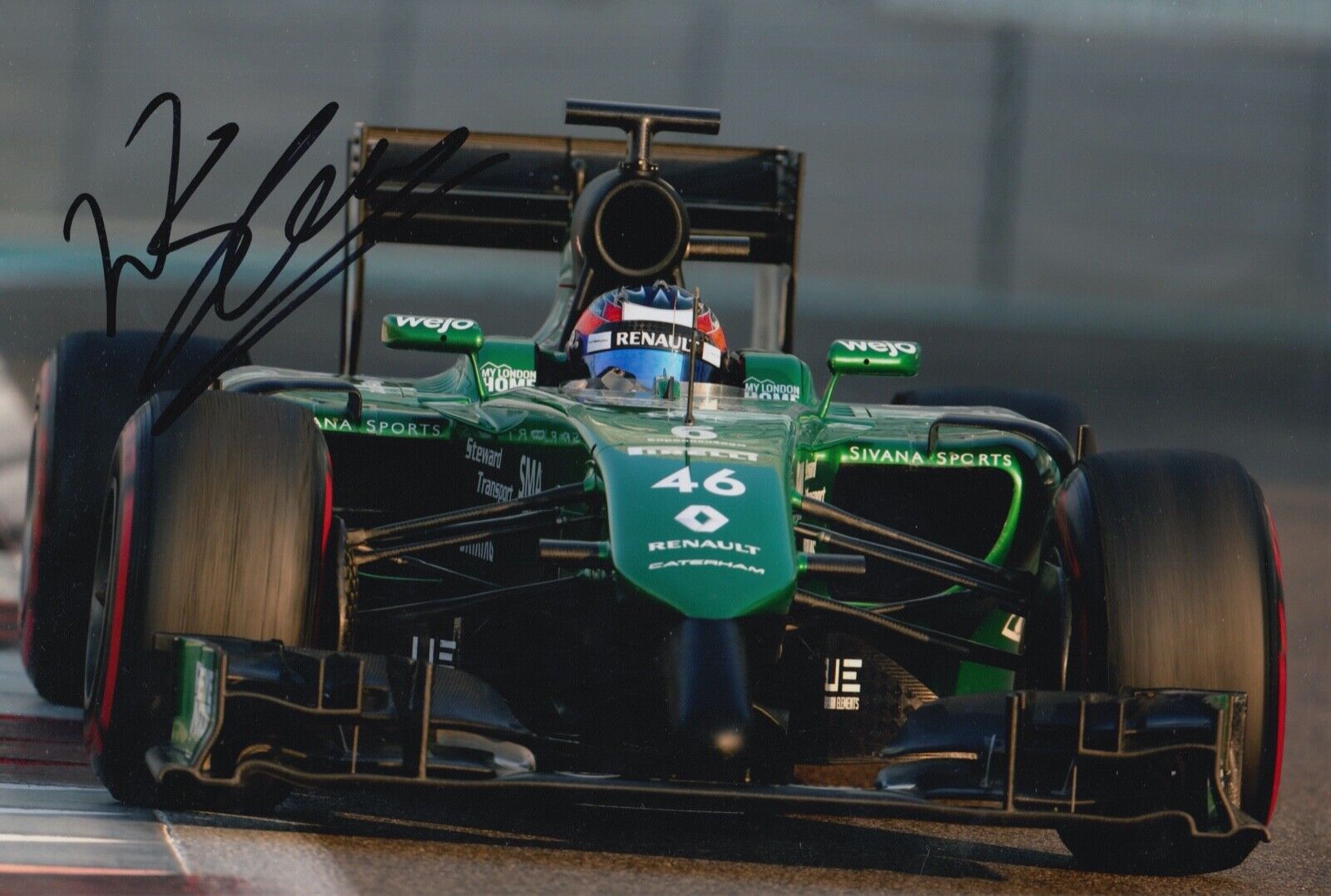 Will Stevens Hand Signed 12x8 Photo Poster painting F1 Autograph Caterham F1 Team 3