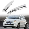 1 Pair Front Bumper Upper Grill Moulding Trim for FIAT 500 312 LOUNGE 2016-2020