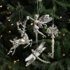 Electroplated Silver Platic Hanging Decors for Christmas Tree 