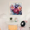 Peony-11CT Stamped Cross Stitch 56*56cm/22.05*22.05in tapestrymarket