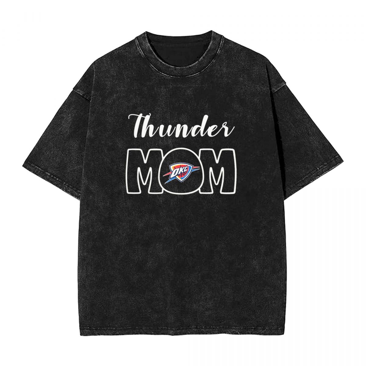 Oklahoma City Thunder Mom Men's Vintage Oversized T-Shirts