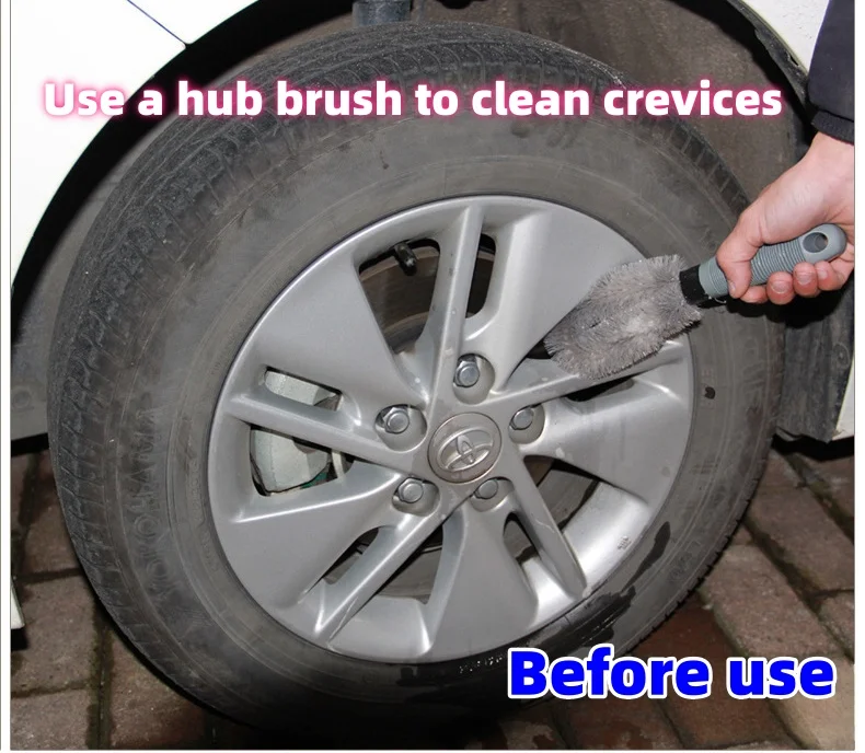 Special brush for cleaning wheels（3PCS）