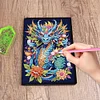 Diamond Painting Dragon Diary Book 50 Pages for Adults Kids