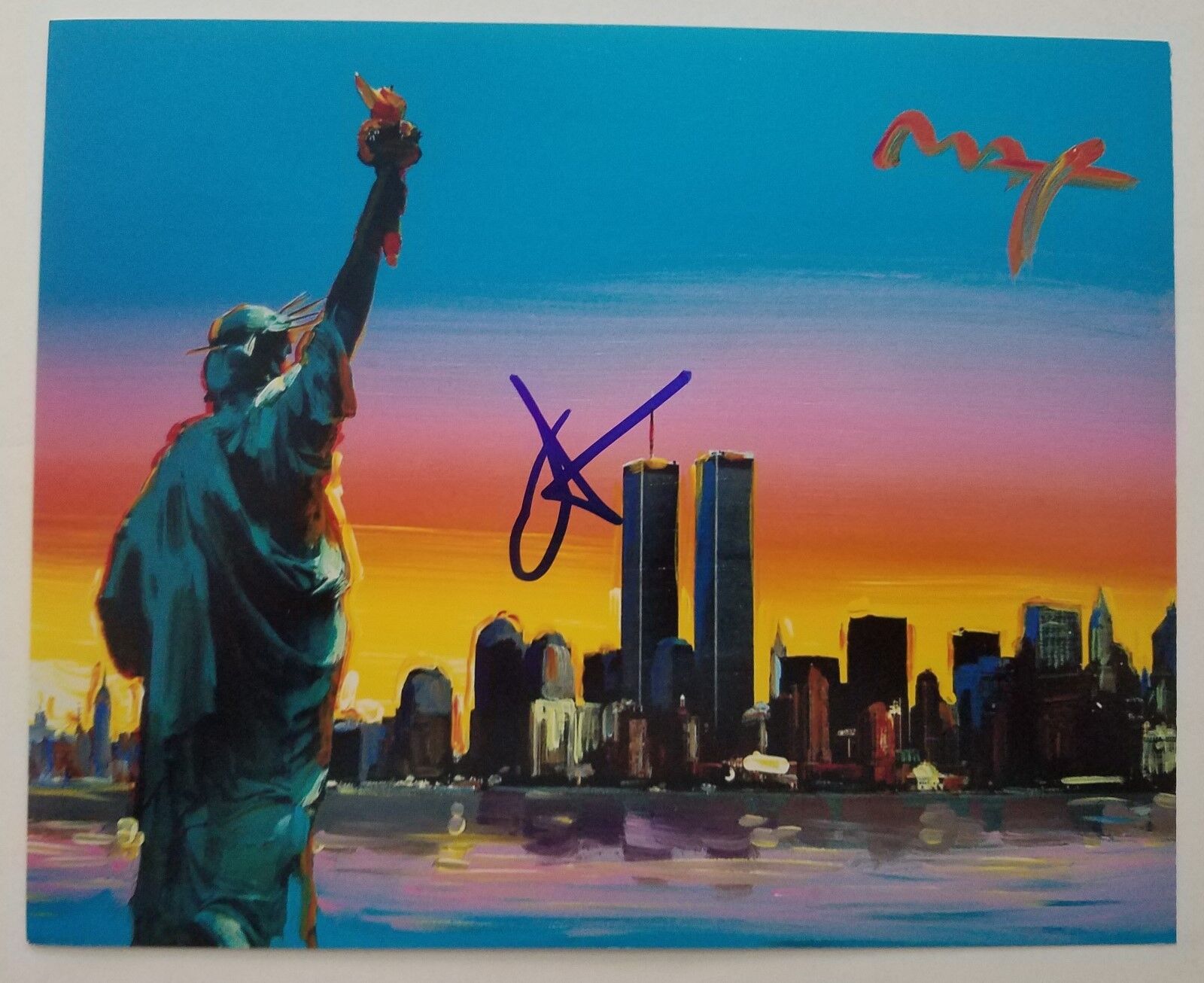 Eliot Spitzer Signed 8x10 Photo Poster painting New York Governor Political Peter Max RAD