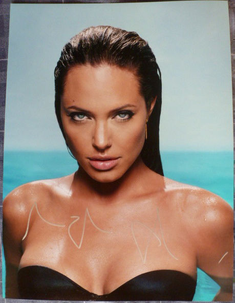 Angelina Jolie Autograph Signed 16x12 Photo Poster painting AFTAL [1627]