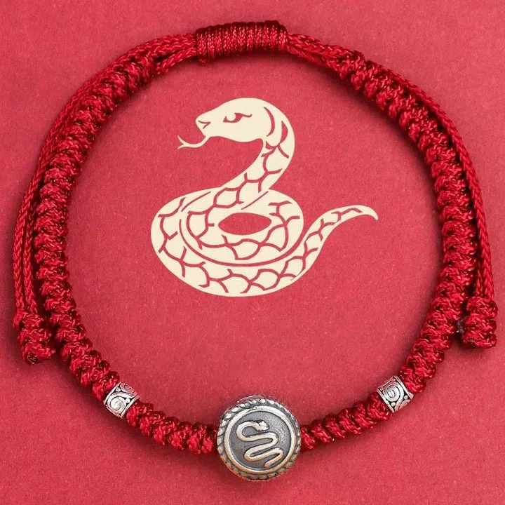 Buddhistgems 12 Chinese Zodiac Lucky Red String Bracelet