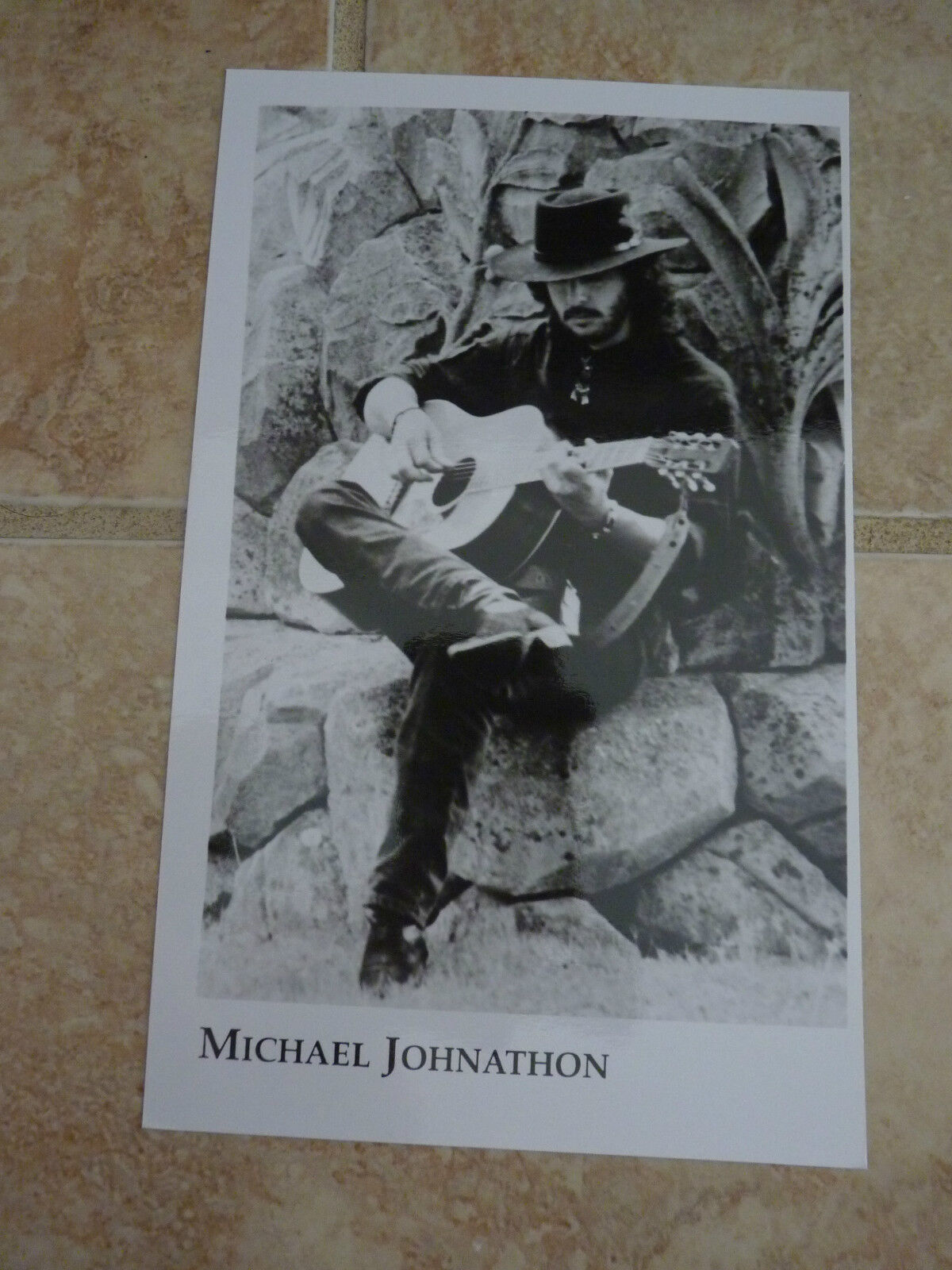 Michael Johnathon 5x8 B&W Publicity Photo Poster painting Promo Picture