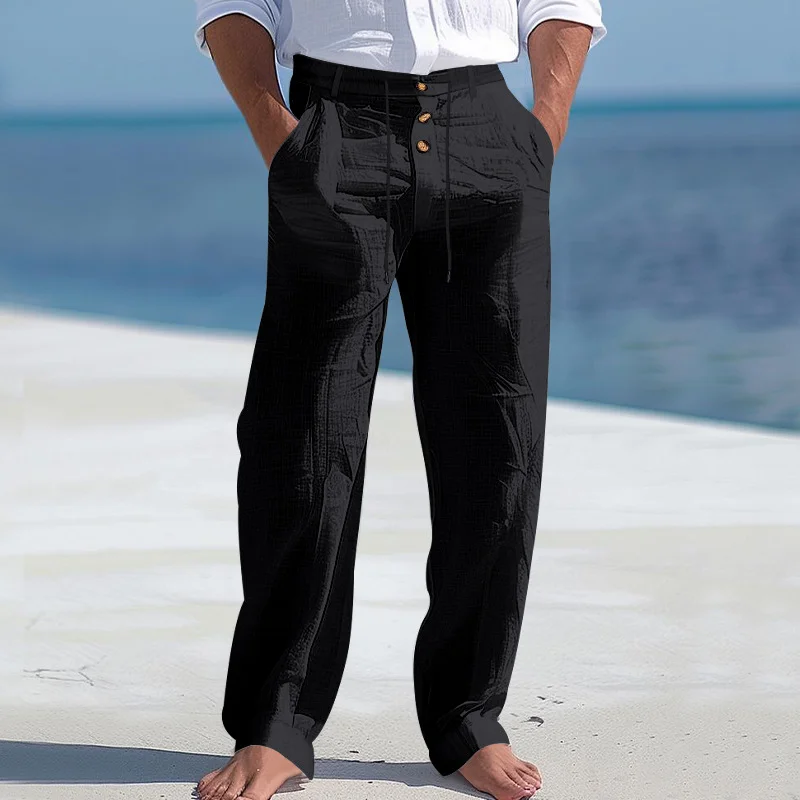 Men's Linen Trousers-inspireuse