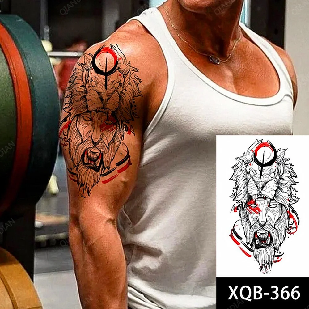 Sdrawing Flower Rose Women Waterproof Temporary Tattoos Fake Stickers Body Arm Cool Art Big Hipster Sexy Colorful Skeleton Paws