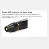 High Pressure Power Washer Nozzle with 3 Adjustable Spray Patterns Car Washing Water Gun Leak-Proof Water Pressure Washing Sprayer for Garden Watering&Pet Washing (A)