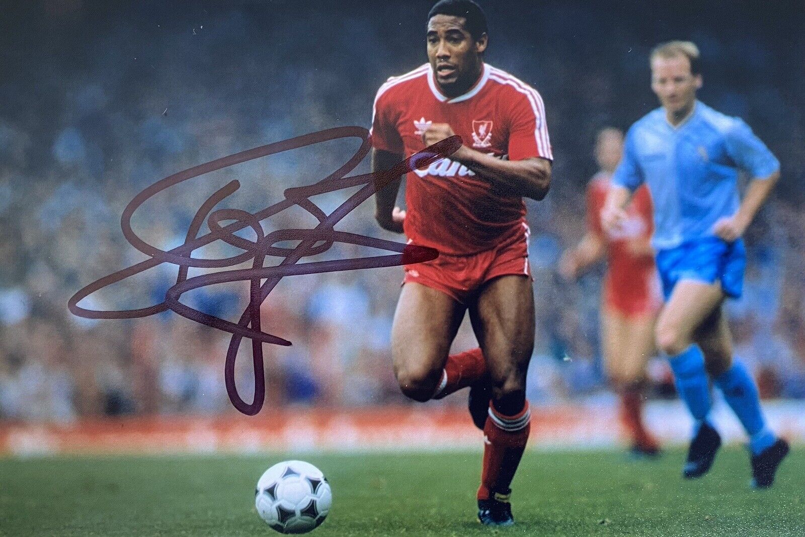 John Barnes Genuine Hand Signed Liverpool 6X4 Photo Poster painting 7