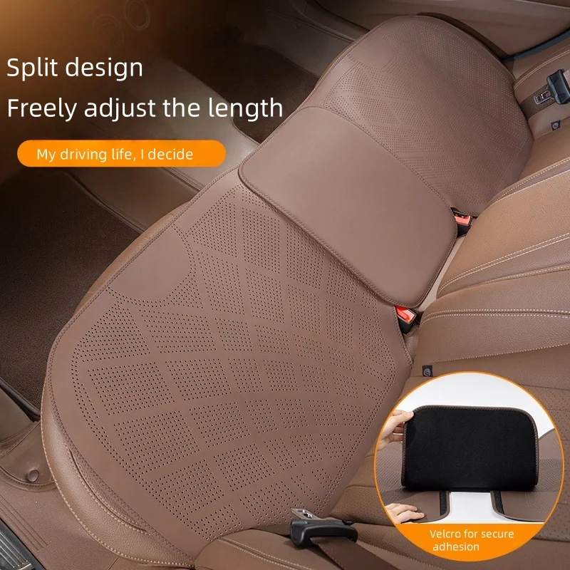 2025 new ultra-thin car seat cushions for all seasons, nappa leather ventilation and breathable seat cushions, high-grade semi-wrapped cushions