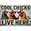 Chicken Warning - Vintage Metal Signs(8*12Inch/12*16Inch) - Chicken