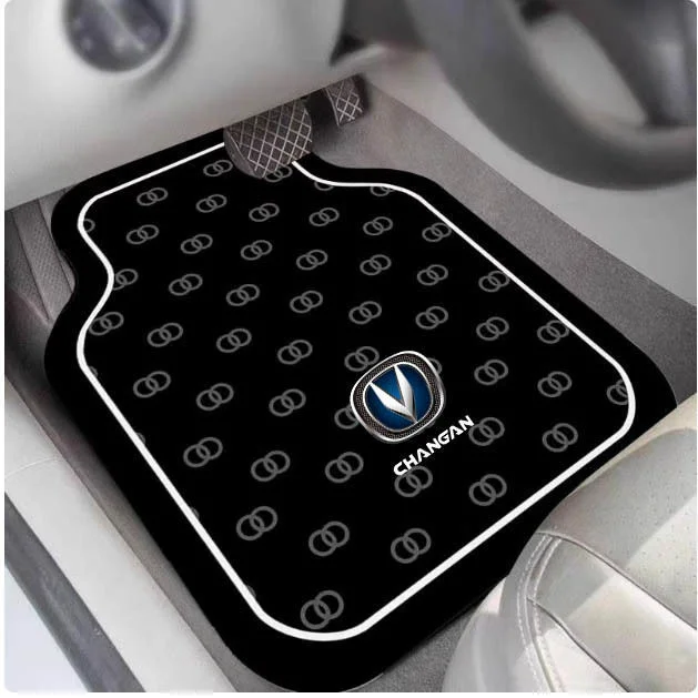 Car Foot Pads, All Seasons, Universal Dirt-Resistant And Easy-To-Maintain, Anti-Slip Mats, High-End Car Logo, Diatom Mud Foot Pads