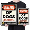 Dog Warning- Vintage Metal Signs(12*16Inch)